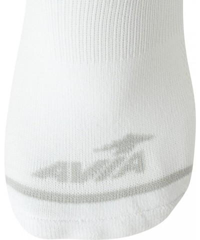 Women's No Show Low Cut Running Socks (6 Pack) Pure White $12.13 Activewear