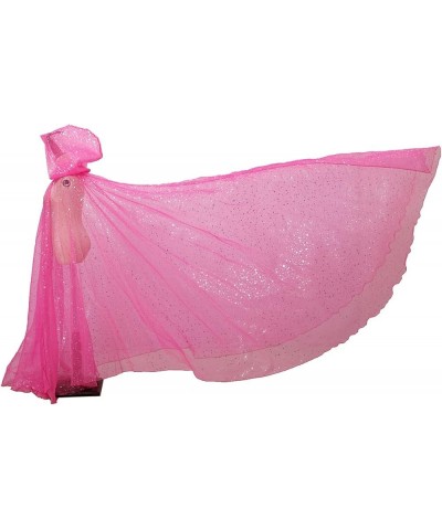 Women Wedding Tulle Cape Hooded Elf Cloak Bridal Dress Robe with Long Train Pink-1 $20.68 Dresses