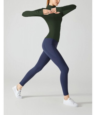 Women's Workout Jackets Athletic Half Zip Running Pullover Sweatshirt with Thumb Holes $16.19 Jackets