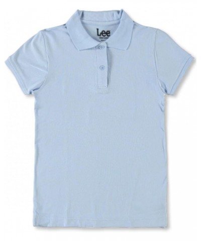 Uniforms Standard Fit S/S Pique Polo (Junior Sizes S - 3XL) - Blue, XL $10.82 Shirts