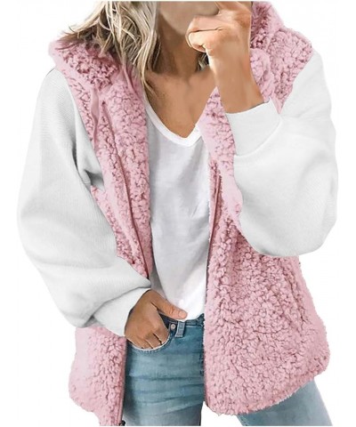 Fleece Jacket Women Fuzzy Zip Up Coats Oversized Winter Warm Sweatshirt Sherpa Teddy Coat Loose Casual Hoodies 2023 01fleece ...