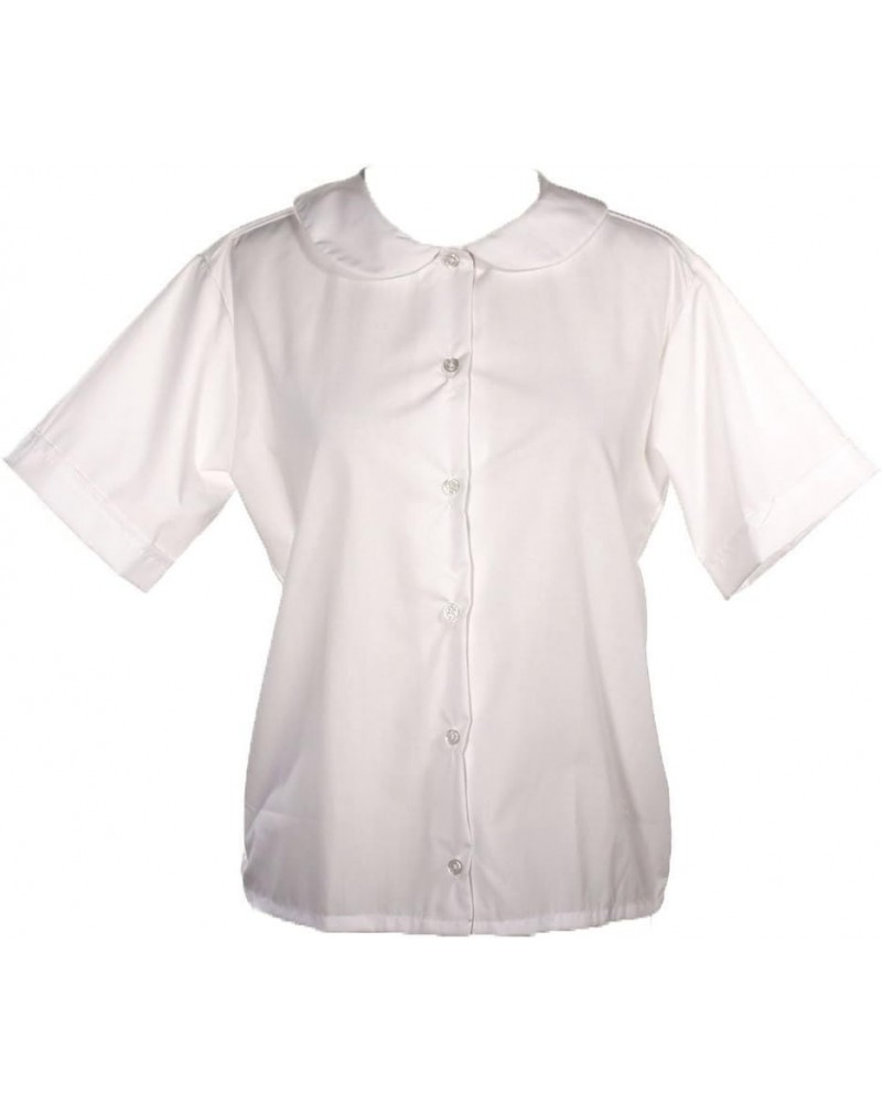 50's Fashions: Peter Pan Blouse - Adult Size XS to 2X White $10.24 Blouses