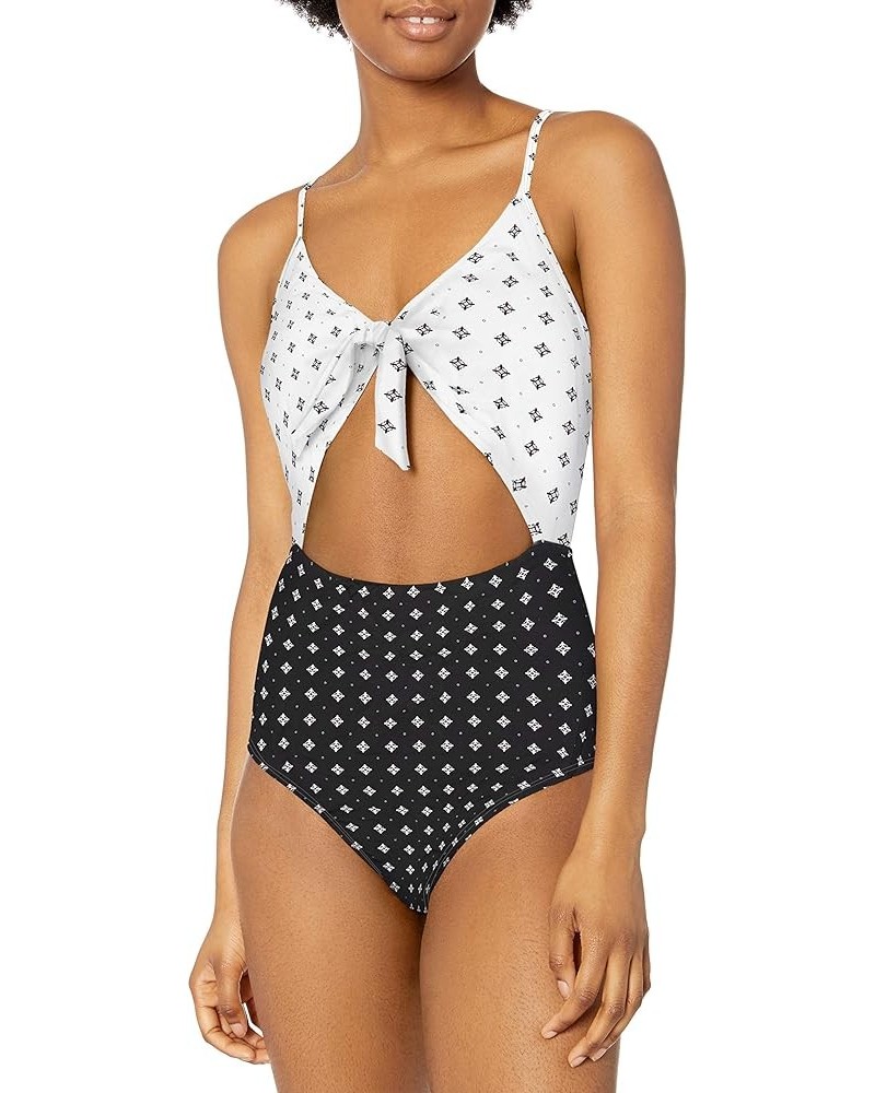 Women's Standard Paris One Piece Retro Styled Swimsuit Hideaway $11.97 Swimsuits