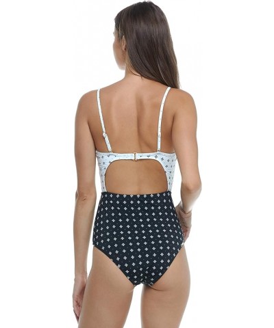 Women's Standard Paris One Piece Retro Styled Swimsuit Hideaway $11.97 Swimsuits