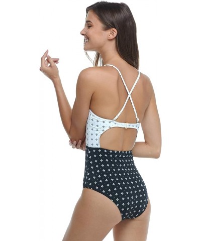 Women's Standard Paris One Piece Retro Styled Swimsuit Hideaway $11.97 Swimsuits