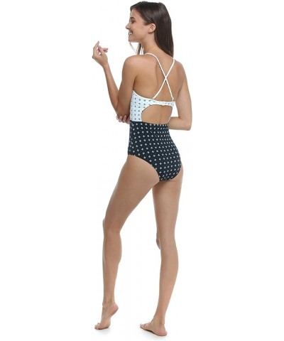 Women's Standard Paris One Piece Retro Styled Swimsuit Hideaway $11.97 Swimsuits