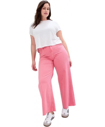 Women's Wide Leg Jeans Candy Coral $31.78 Jeans