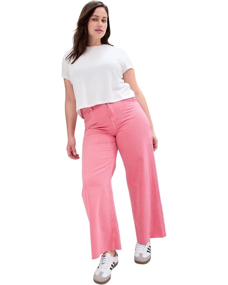 Women's Wide Leg Jeans Candy Coral $31.78 Jeans