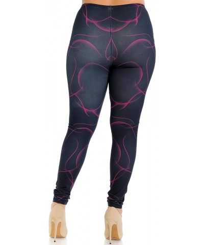 Creamy Soft Leggings - Premium Women's Plus Size Leggings & Designs - by USA Fashion™ Fuchsia Mist $17.89 Leggings