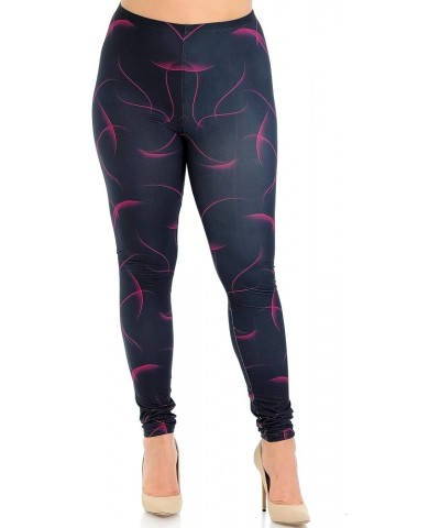 Creamy Soft Leggings - Premium Women's Plus Size Leggings & Designs - by USA Fashion™ Fuchsia Mist $17.89 Leggings