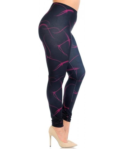 Creamy Soft Leggings - Premium Women's Plus Size Leggings & Designs - by USA Fashion™ Fuchsia Mist $17.89 Leggings