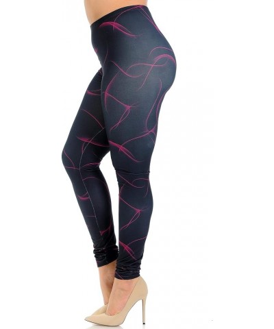 Creamy Soft Leggings - Premium Women's Plus Size Leggings & Designs - by USA Fashion™ Fuchsia Mist $17.89 Leggings