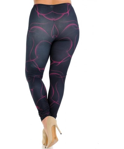 Creamy Soft Leggings - Premium Women's Plus Size Leggings & Designs - by USA Fashion™ Fuchsia Mist $17.89 Leggings