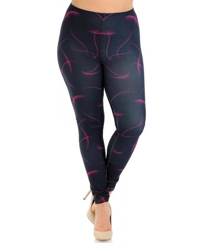 Creamy Soft Leggings - Premium Women's Plus Size Leggings & Designs - by USA Fashion™ Fuchsia Mist $17.89 Leggings