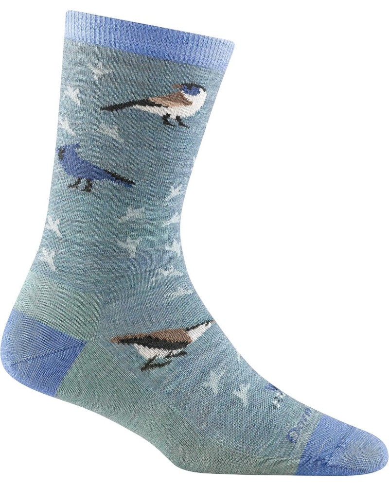 Twitterpated Crew Lightweight SEAFOAM $12.02 Socks