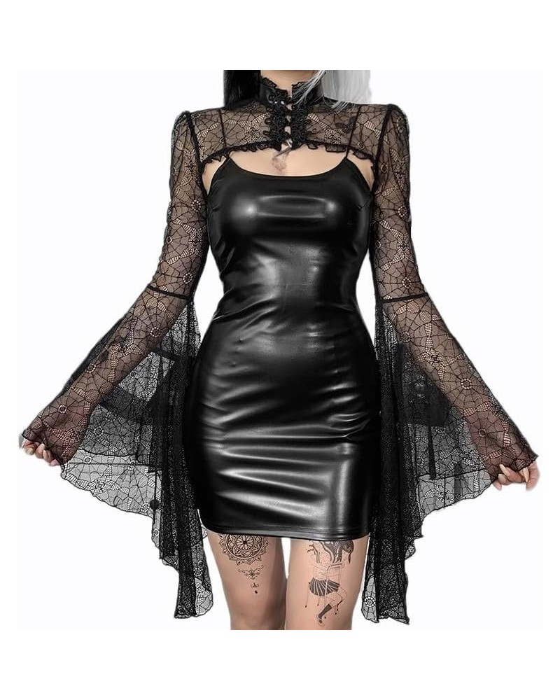 Gothic Dress Vintage Plus Size Goth Dresses for Women Romantic Casual Clothes Fashion Dress Two Piece -Dress+cape $12.90 Dresses