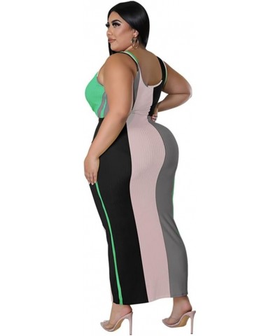 Tie Dye Plus Size Skirt Sets Women 2 Piece Outfits Sexy-Midi Skirt and Long Sleeve Top Sets Dresses women Green 218 $19.94 Suits