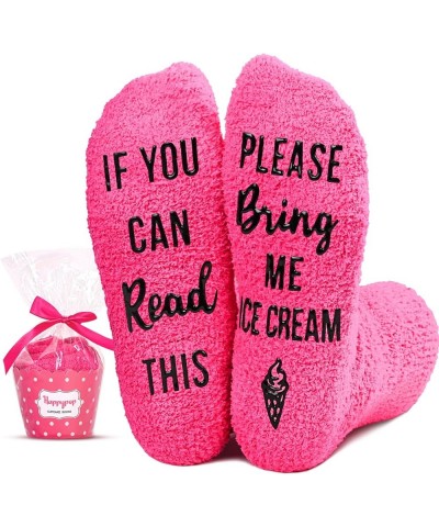 Women's Funny Pickle Socks Taco Donut Socks, Novelty Pickle Taco Gifts, Cupcake Package Please Bring Me Ice Cream $10.19 Socks