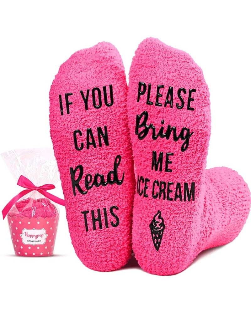 Women's Funny Pickle Socks Taco Donut Socks, Novelty Pickle Taco Gifts, Cupcake Package Please Bring Me Ice Cream $10.19 Socks