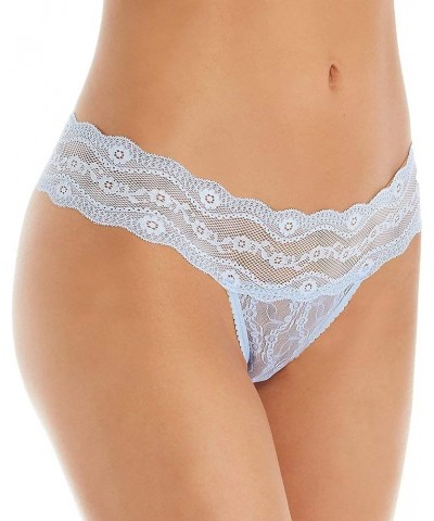 Women's Lace Kiss Thong Panty Serenity $7.75 Lingerie