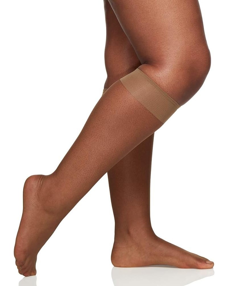 Women's Plus-Size Queen Ultra Sheer Knee-High-Sandalfoot Utopia $4.34 Socks