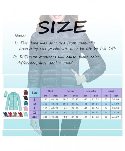 Women's Packable Puffer Jacket Ultra Lightweight Outerwear Hooded Raincoat Waterproof Winter Warm Slim Duck Down Coat 003-bla...