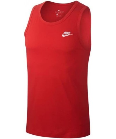 Men's Club Tank Top University Red/White $15.40 Tanks