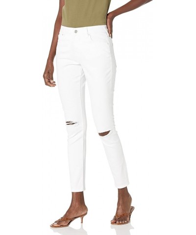 Women's Jennie Mid Rise Curvy Skinny Fit Jean Optic White Destroyed $43.46 Jeans