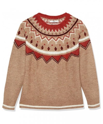 Women's Phrm3678 Brown (Natural Mix) $8.58 Sweaters