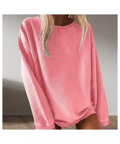 Womens Oversized Sweatshirts 2023 Crewneck Pullover Tops Side Split Fall Fashion 2023 2023 Fall Casual Clothes 3238-adiemd-d-...