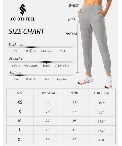 Women's Joggers with Zipper Pockets High Waisted Athletic Workout Yoga Pants Joggers for Women Regular Dark Khaki $15.75 Acti...