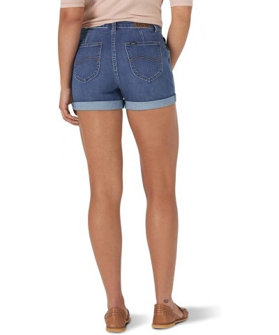 Women's Legendary Regular Fit Mid Rise Rolled Utility Short Sea Spray $14.53 Shorts