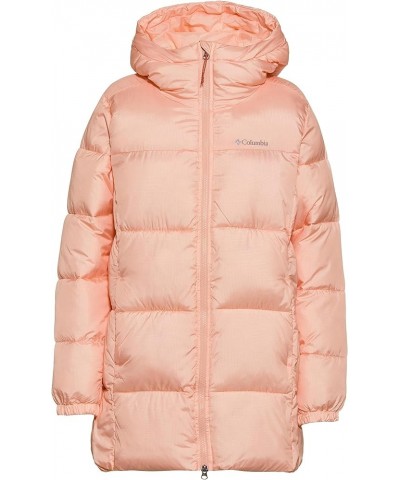 Women's Puffect Mid Hooded Jacket Peach Blossom $58.62 Jackets