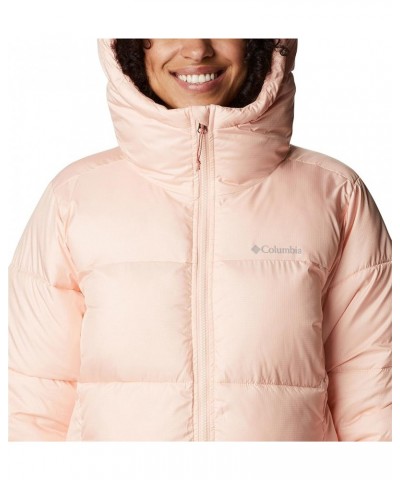 Women's Puffect Mid Hooded Jacket Peach Blossom $58.62 Jackets