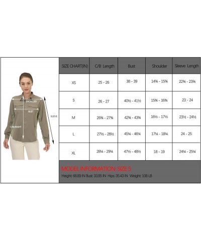 Women's Stretch Quick Dry UPF50+ Long Sleeve Shirt for Hiking, Travel, Camping A Khaki(panels) $24.29 Activewear