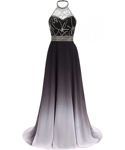 Women's Lace Appliques Prom Evening Dresses Formal Long Wedding Party Gowns A-black White $50.76 Dresses