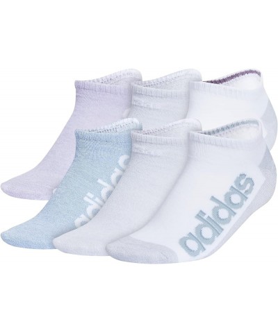 Women's Superlite Linear 3.0 No Show Socks (6-Pair) Wonder Blue/White-clear Onix Grey/Shadow Violet $13.74 Activewear