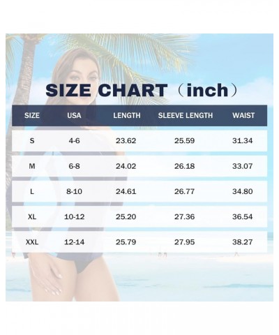 Women's Long Sleeve Rash Guard Zip Front Swimsuits Top UV UPF 50+ Sun Protection Swim Shirt for Women Swimwear Bathing Suit W...