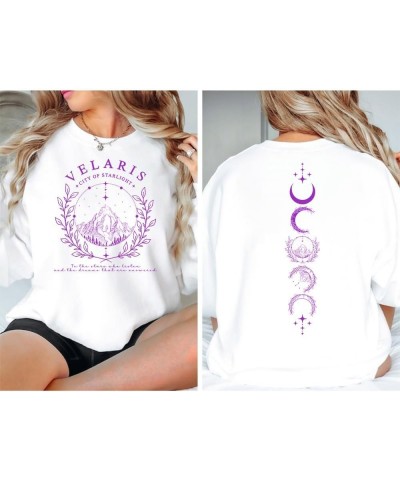 Velaris City of Starlight Sweatshirt - The Night Court Acotar Booklish Sweater, Velaris 2 Sided Sweatshirt Sport Grey $20.00 ...