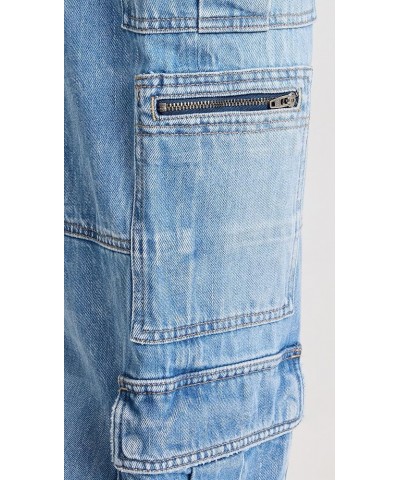 Women's Cay Baggy Denim Cargo Jeans Brea Blue $124.00 Jeans