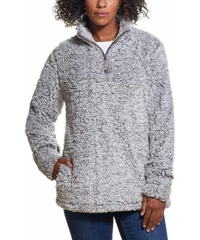 Women's Cozy Pullover Dolphin Gray $23.10 Sweaters