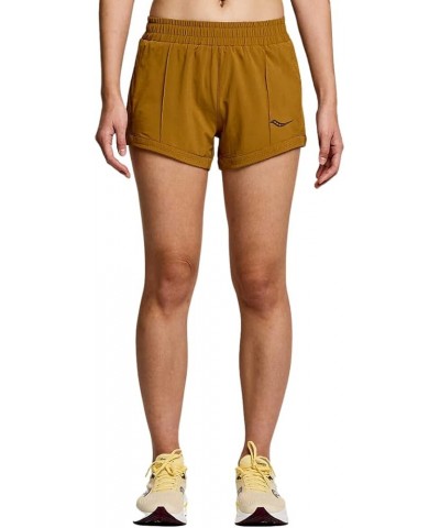 Women's Outpace 3" Shorts Bronze $17.40 Activewear