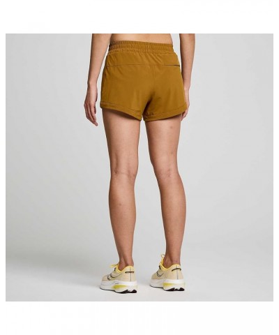 Women's Outpace 3" Shorts Bronze $17.40 Activewear