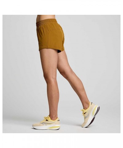 Women's Outpace 3" Shorts Bronze $17.40 Activewear