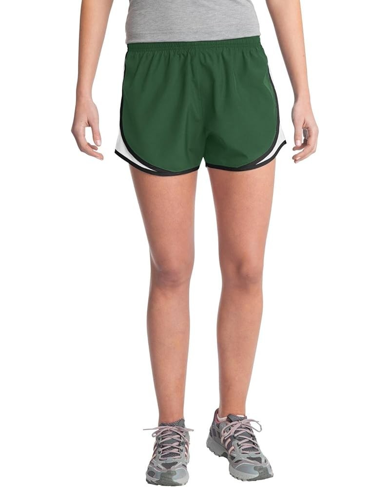 Ladies Cadence Short. LST304 Forest Green White Black $8.24 Activewear