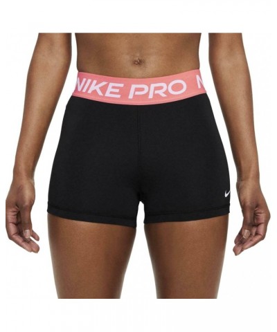 Womens Pro 365 3" Shorts Black/Magic Ember/White $20.28 Activewear