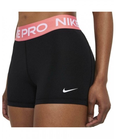 Womens Pro 365 3" Shorts Black/Magic Ember/White $20.28 Activewear