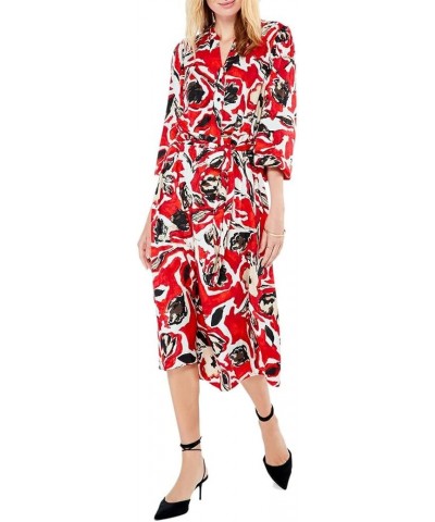 Women's Petal Pop Dress Red Multi $32.15 Dresses