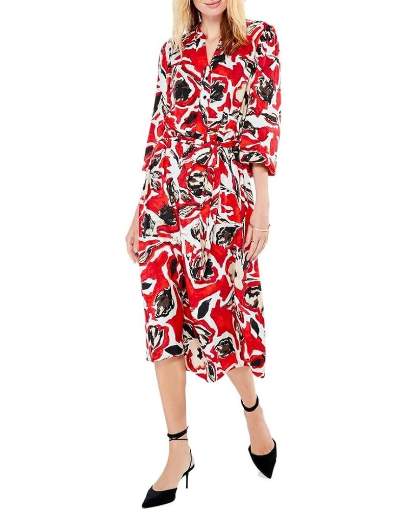 Women's Petal Pop Dress Red Multi $32.15 Dresses