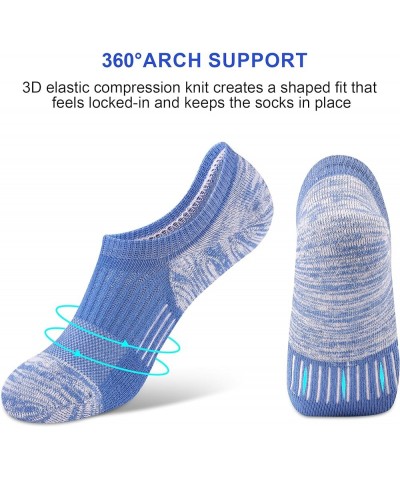 No Show Socks Womens Athletic Cushion Ankle Footies Low Cut Socks 5-6 Pairs 5 Pairs No Show Socks $11.04 Activewear